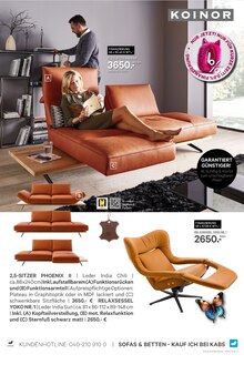 Relaxsessel im Kabs Prospekt "DOPPELT SPAREN!" mit 58 Seiten (Osnabrück)