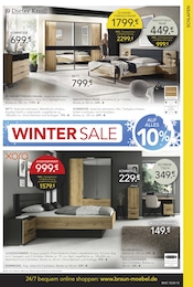 Aktueller BRAUN Möbel-Center Prospekt mit Schrank, "WINTER SALE", Seite 15