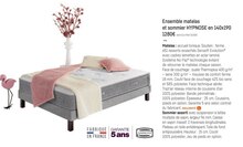 Ensemble matelas et sommier hypnose - Monsieur Meuble à Versailles Ensemble matelas et sommier hypnose en promo chez Monsieur Meuble Versailles à 1 280,00 €