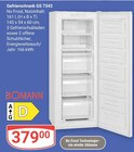 Aktuelle Gefriertruhe Angebote bei GLOBUS in Jena Aktuelles Gefrierschrank GS 7343 Angebot bei GLOBUS in Jena ab 379,00 €