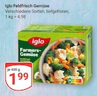 Feldfrisch Gemüse im Angebot bei GLOBUS in Oberhausen Feldfrisch Gemüse Angebote von Iglo bei GLOBUS Oberhausen für 1,99 €