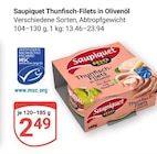 Aktuelle Thunfisch Angebote bei GLOBUS in Salzgitter Aktuelles Thunfisch-Filets in Olivenöl Angebot bei GLOBUS in Salzgitter ab 2,49 €