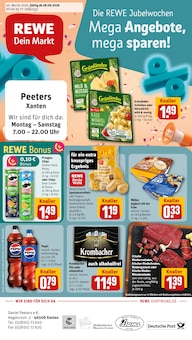 REWE Prospekt Dein Markt mit 38 Seiten