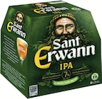 Bière ipa x 6 - SANT ERWANN en promo à 2,29 € chez Intermarché Super Bière ipa x 6 - SANT ERWANN dans le catalogue Intermarché Super