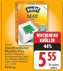 Staubfilterbeutel MicroPor Plus von Swirl im aktuellen E center Prospekt für 5,55 €