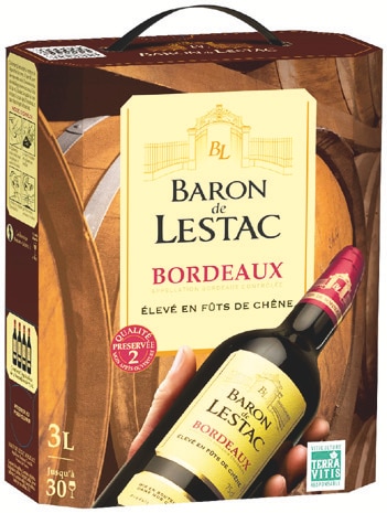 BARON DE LESAC Bordeaux rouge