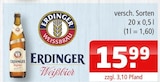 Weißbier Angebote von Erdinger Weissbräu bei Getränke Oase Hamm für 15,99 €