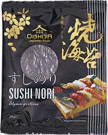 Feuille d’algues grillées pour sushi - Géant Casino à Conflans-Sainte-Honorine Feuille d’algues grillées pour sushi en promo chez Géant Casino Conflans-Sainte-Honorine à 2,39 €