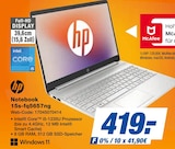 Aktuelles Notebook 15-fq5657ng Angebot bei expert in Nürnberg ab 419,00 €