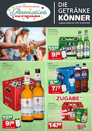 Aktueller GetrĂ€nke Paradies GetrĂ€nkemĂ€rkte Prospekt fĂŒr Herdecke 19.05.2025 - 24.05.2025 GetrĂ€nke Paradies Prospekt fĂŒr Herdecke mit 4 Seiten