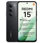Smartphone Redmi 15 5G Noir - XIAOMI - Carrefour à Talence Smartphone Redmi 15 5G Noir - XIAOMI en promo chez Carrefour Talence à 249,99 €