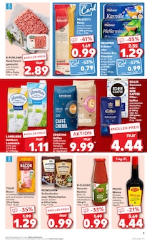 Pasta im Kaufland Prospekt "Aktuelle Angebote" mit 56 Seiten (Hamburg)