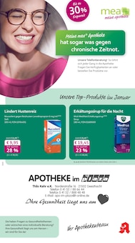 mea - meine apotheke Prospekt Unsere Januar-Angebote mit 4 Seiten