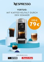 Nespresso Prospekt für Stuttgart mit 3 Seiten Nespresso Prospekt für Stuttgart: "Vertuo: Mit Kaffeevielfalt durch den Sommer", 3 Seiten, 31.07.2020 - 02.09.2020