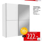 Schwebetürenschrank WHITE KISS Angebote bei Zurbrüggen Wilhelmshaven für 222,00 €