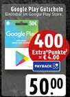 EDEKA Mettmann - Google Play Gutschein Angebot im Prospekt Google Play Gutschein bei EDEKA im Mettmann Prospekt für 50,00 €