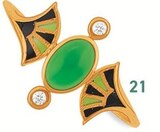 Bague verre, oxydes de zirconium et laque à 205,00 € dans le catalogue E.Leclerc