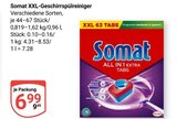 XXL-Geschirrspülreiniger Angebote von Somat bei GLOBUS Trier für 6,99 €