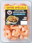 Crevettes Décortiquées Nature - U en promo chez Super U Besançon à 4,40 €