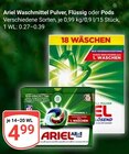 Waschmittel Pulver im Angebot bei GLOBUS in Wiesbaden Waschmittel Pulver Angebote von Ariel bei GLOBUS Wiesbaden für 4,99 €