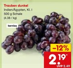 Trauben dunkel im Netto Marken-Discount Prospekt Trauben dunkel von im aktuellen Netto Marken-Discount Prospekt für 2,19 €