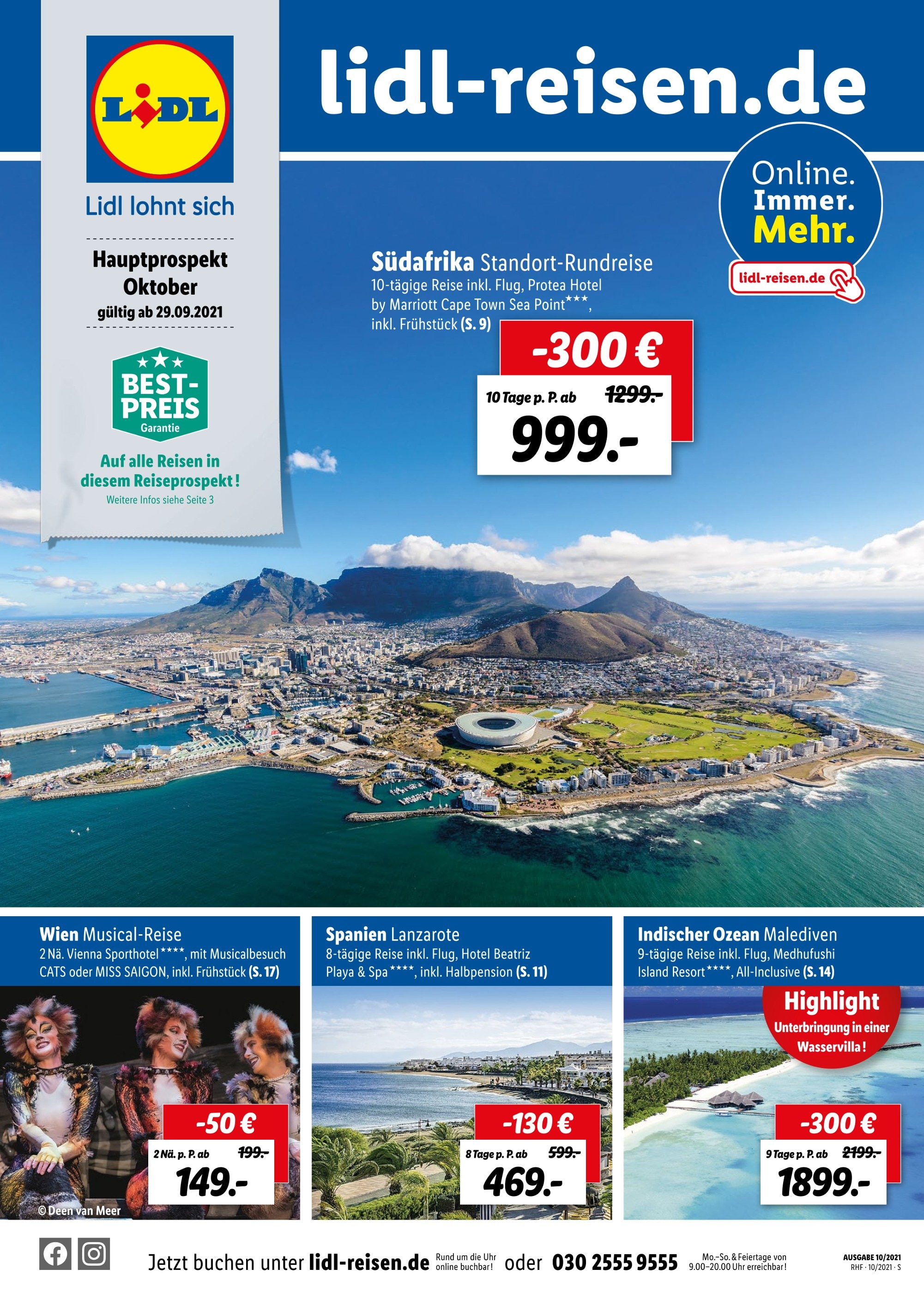 Lidl - Reisen Prospekt für Hochspeyer mit 28 Seiten Lidl - Reisen Prospekt für Hochspeyer: "lidl-reisen.de", 28 Seiten, 29.09.2021 - 30.11.2021
