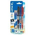 3 rollers Frixion "One Piece"+ 3 recharges bleues - PILOT en promo à 8,95 € chez Carrefour 3 rollers Frixion "One Piece"+ 3 recharges bleues - PILOT dans le catalogue Carrefour