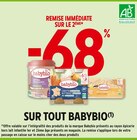 Intermarché Saint-Jean-d'Angély - Promo -68% de remise immédiate sur le 2ème sur tout Babybio Promo -68% de remise immédiate sur le 2ème sur tout Babybio à dans le catalogue Intermarché à Saint-Jean-d'Angély