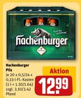 Aktuelles Hachenburger Pils Angebot bei REWE in Mainz ab 12,99 €