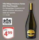 Prosecco Teviso DOC Vina Frizzante Angebote von Villa Rillago bei GLOBUS Salzgitter für 4,99 €