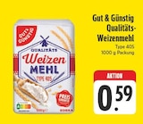 EDEKA Creglingen - Qualitäts-Weizenmehl Angebot im Prospekt Qualitäts-Weizenmehl bei EDEKA im Creglingen Prospekt für 0,59 €