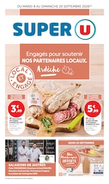 Catalogue Super U à Davézieux, avec 24 pages Prospectus Super U à Davézieux, "SUPER U", 24 pages, 08/09/2026 - 20/09/2026