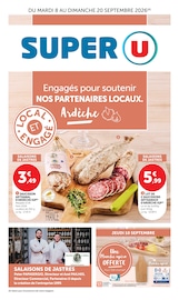 Prospectus Supermarchés Super U en cours à Salaise-sur-Sanne et alentours, "SUPER U", 24 pages, 08/09/2026 - 20/09/2026 Catalogue Supermarchés Super U en cours à Salaise-sur-Sanne et alentours, "SUPER U", 24 pages, 08/09/2026 - 20/09/2026