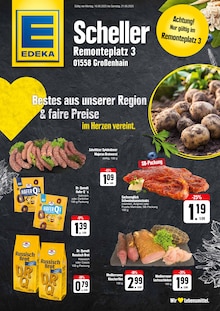 Aktueller EDEKA Prospekt (Gröditz, 2 Seiten zum blÀttern EDEKA Prospekt Bestes aus unserer Region & faire Preise mit 2 Seiten