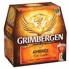 Bière d'abbaye ambrée - GRIMBERGEN en promo chez Intermarché Bière d'abbaye ambrée - GRIMBERGEN dans le catalogue Intermarché