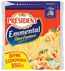 Emmental râpé offre économique - PRÉSIDENT - Intermarché Express Emmental râpé offre économique - PRÉSIDENT à 1,40 € dans le catalogue Intermarché Express
