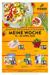 Aktueller Hieber Supermarkt Prospekt in Müllheim und Umgebung, "Aktuelle Angebote" mit 16 Seiten, 15.04.2024 - 20.04.2024