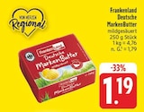 EDEKA Bad Kissingen - Deutsche MarkenButter Angebot im Prospekt Deutsche MarkenButter bei EDEKA im Bad Kissingen Prospekt für 1,19 €