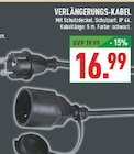 VERLÄNGERUNGS-KABEL im Angebot bei Marktkauf in Mülheim VERLÄNGERUNGS-KABEL Angebote bei Marktkauf Mülheim für 16,99 €