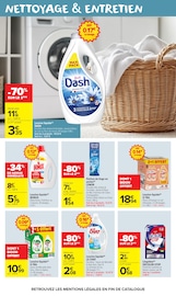 Promos Lessive dans le catalogue "Carrefour market" de Carrefour Market Lessive en promo dans le catalogue Carrefour Market à la page 45