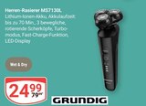 Herren-Rasierer MS7130L im Angebot bei GLOBUS in Erftstadt Herren-Rasierer MS7130L Angebote von Grundig bei GLOBUS Erftstadt für 24,99 €
