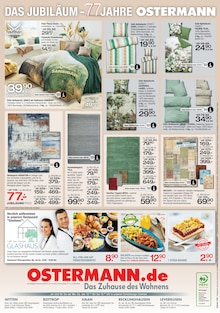 Bettwäsche im aktuellen Ostermann Prospekt (Duisburg) Bettwäsche im Ostermann Prospekt "Das Jubiläum 77 Jahre Ostermann" mit 16 Seiten (Duisburg)