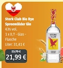 Bio Rye Spreewälder Gin im Angebot bei GetränkeLand Mayer in Pirna Bio Rye Spreewälder Gin Angebote von Stork Club bei GetränkeLand Mayer Pirna für 21,99 €