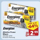 Alkaline Power Mignon AA Angebote von Energizer bei combi Bremen für 2,99 €