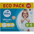 Couches "Eco Pack" - CARREFOUR BABY en promo chez Carrefour Saint-Étienne à 12,69 €