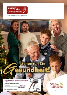 Aktueller Leutner & Stinus GmbH Prospekt "Schenken Sie Gesundheit!" Seite 1 von 6 Seiten