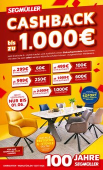Aktueller Segmüller Prospekt für Hohenpolding und Ungebung, Seiten zum blättern Segmüller Prospekt CASHBACK bis zu 1000€! mit Seiten in Hohenpolding und Umgebung