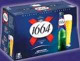Bière Blonde - 1664 en promo chez Intermarché Hyper Grenoble à 7,52 €