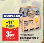Promo BIÈRE BLONDE 7° à 3,99 € dans le catalogue Aldi à Montreuil