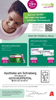Aktueller mea - meine apotheke Prospekt "Unsere Februar-Angebote" für Wuppertal Aktueller mea - meine apotheke Prospekt für Wuppertal mit Seiten